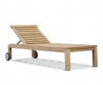 Brompton Teak Reclining Sun Lounger