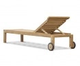 Brompton Teak Reclining Sun Lounger