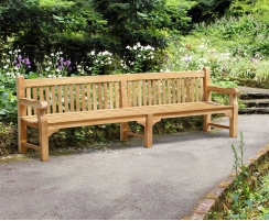 Balmoral Large Sturdy Park Public Bench – 3m