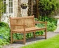 York Teak Garden Bench, Flat Pack - 1.8m