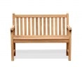 York Teak Garden Bench, Flat Pack - 1.2m