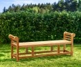 Lutyens-Style Teak Backless Bench - 1.95m