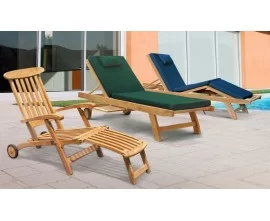 Teak Garden Sun Loungers | Wooden Sun Loungers | Sun Loungers