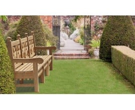 Chiswick Benches | Teak Garden Benches | Decorative Outdoor Benches