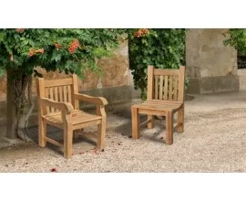 Chunky Garden Chairs | Balmoral Teak Garden Chairs