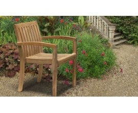 Monaco Chairs | Teak Garden Chairs | Stacking Chairs