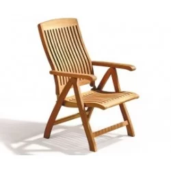 Reclining Garden Chairs|Outdoor Recliner Chairs|Teak Reclining Chairs