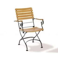 Strong Garden Chairs | Teak Wood and Metal Chairs