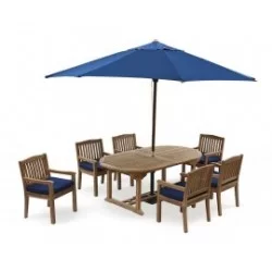 Oval Dining Table Sets | Oval Garden Furniture Sets