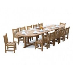 10 Seater Garden Table and Chairs | 10 Seater Dining Sets