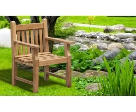 Wooden Armchairs | Teak Garden Armchairs | Outdoor Chairs with Arms