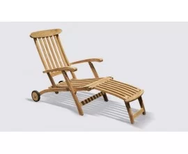 Halo Sun Loungers | Teak Steamer Chairs | Wooden Deck Chairs