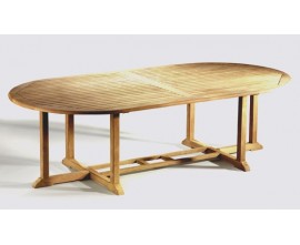 10 Seater Dining Table | Dining Table for 10 | Solid Wood Garden Table