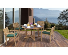 Compact Garden Table and Chairs | Stacking Chairs and Tables
