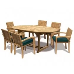 6 Seat Garden Table & Chairs | 6 Seat Patio Set | Garden Furniture Set