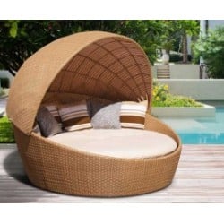 Oyster Daybeds | Rattan Daybeds | Rattan Sun Loungers