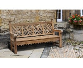 Chinoiserie Styled | Chippendale Benches | Lattice Benches