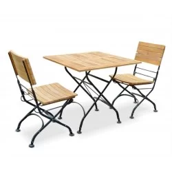 Outdoor Bistro Set | Garden Bistro Table and Chairs | Teak Bistro Set