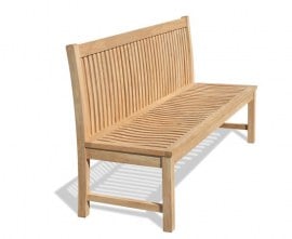 Canterbury Teak Garden Benches without arms | Armless Outdoor Benches