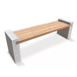 Gallery Benches | Modern Benches | Teak and Granite Benches