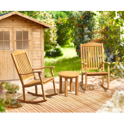 Outdoor Rocking Chair Set | Coffee Table Set