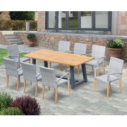 Garden Dining Sets | Teak and Metal Tables | Large Outdoor Tables