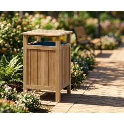Park Litter Bins | Outdoor Waste Bin | Wooden Bins