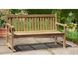 3 Seater Garden Benches | Solid Wood Benches | Outdoor Patio Benches