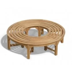Teak Tree Seats | Tree Benches | Circular Tree Bench | Half Tree Seat