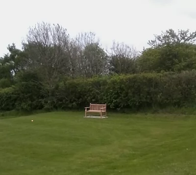 teak memorial bench