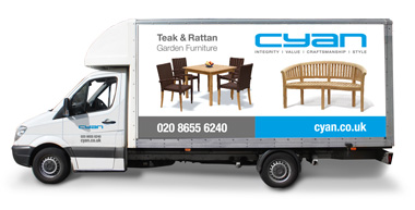 Cyan Delivery Van Furniture