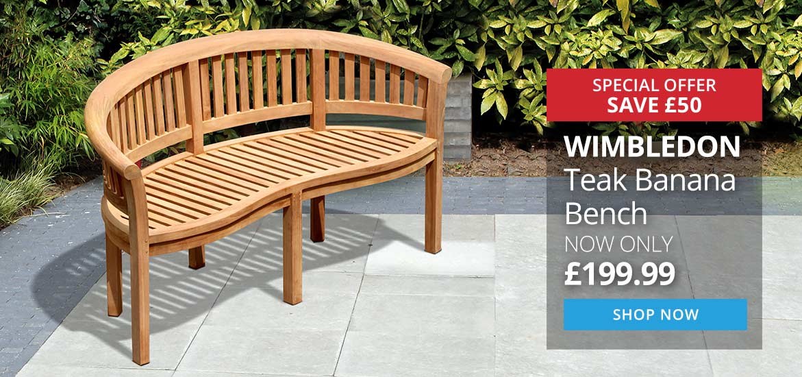 cyan garden benches